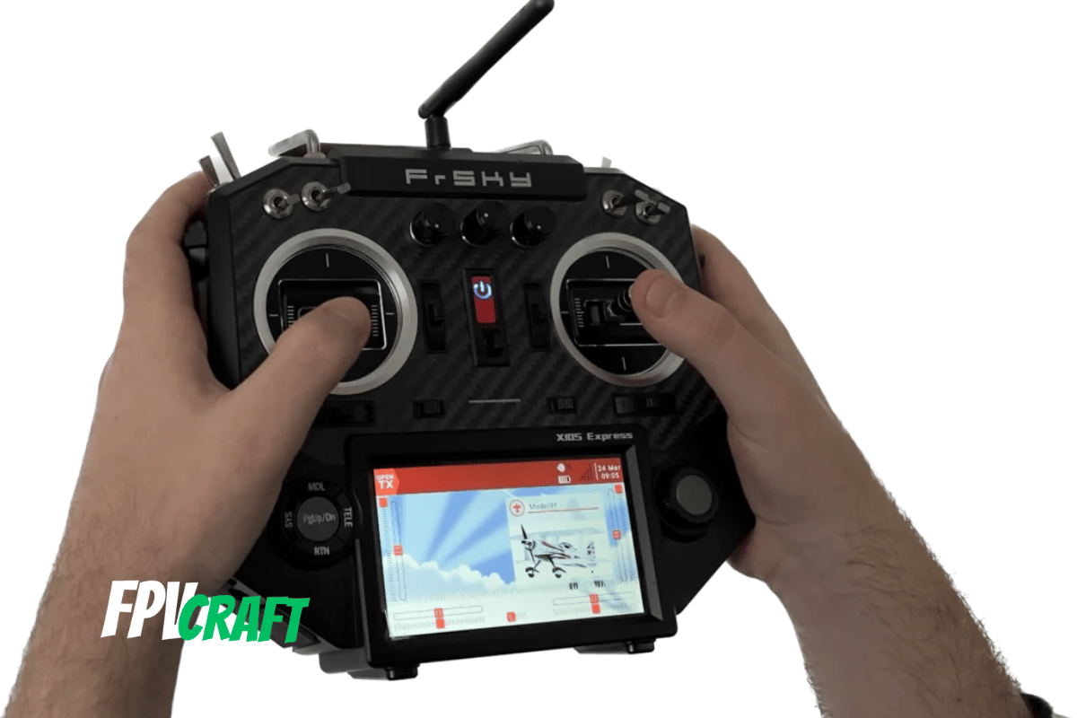 Large controller FPV with thumbs