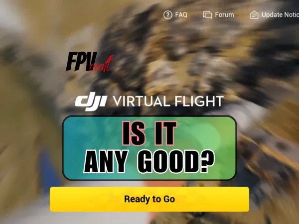 DJI Virtual Flight main menu